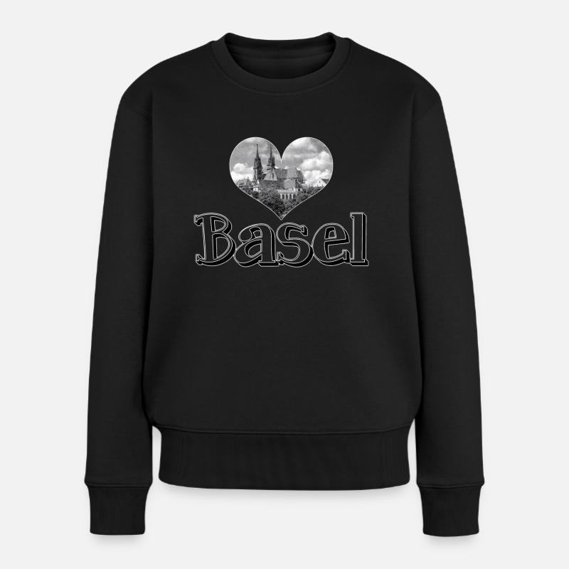 Basler Münster - Frauen Premium Bio Pullover - Schwarz