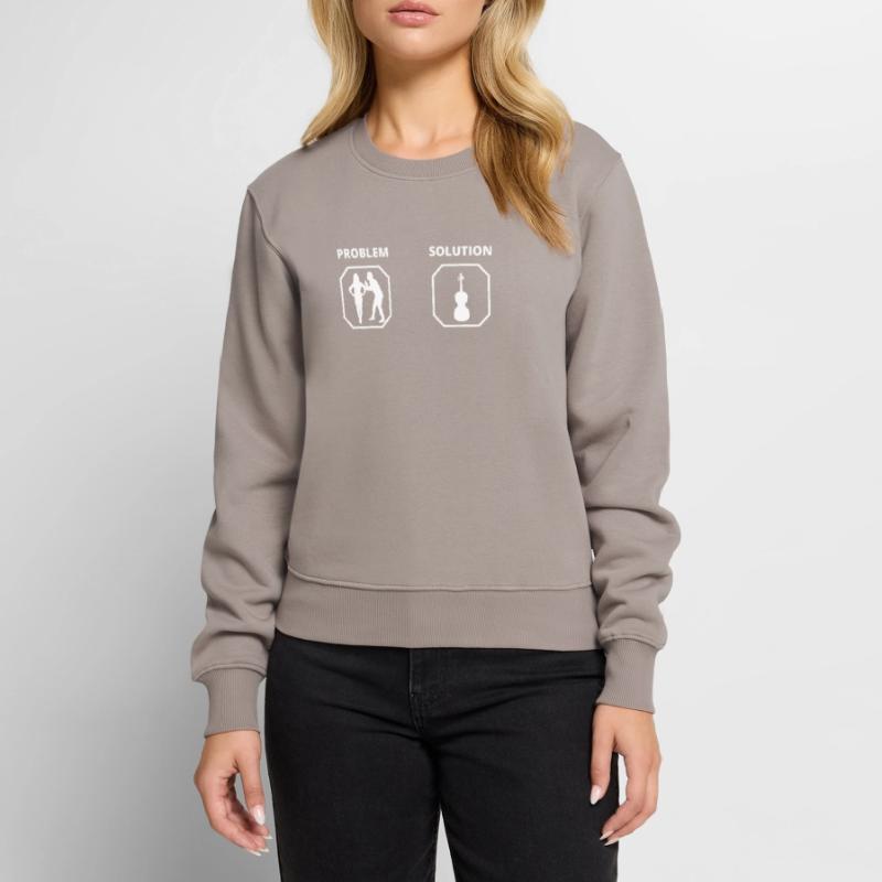 PROBLEM SOLUTION violon Pull Premium bio Femme