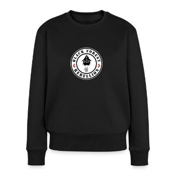 Rébellion de la Forêt-Noire - Pull Premium bio Femme - noir - Devant - Julia (174cm)