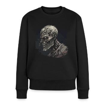 Zombie Halloween Horror Monster - Women's Premium Organic Jumper - black - Front - Julia (174cm)