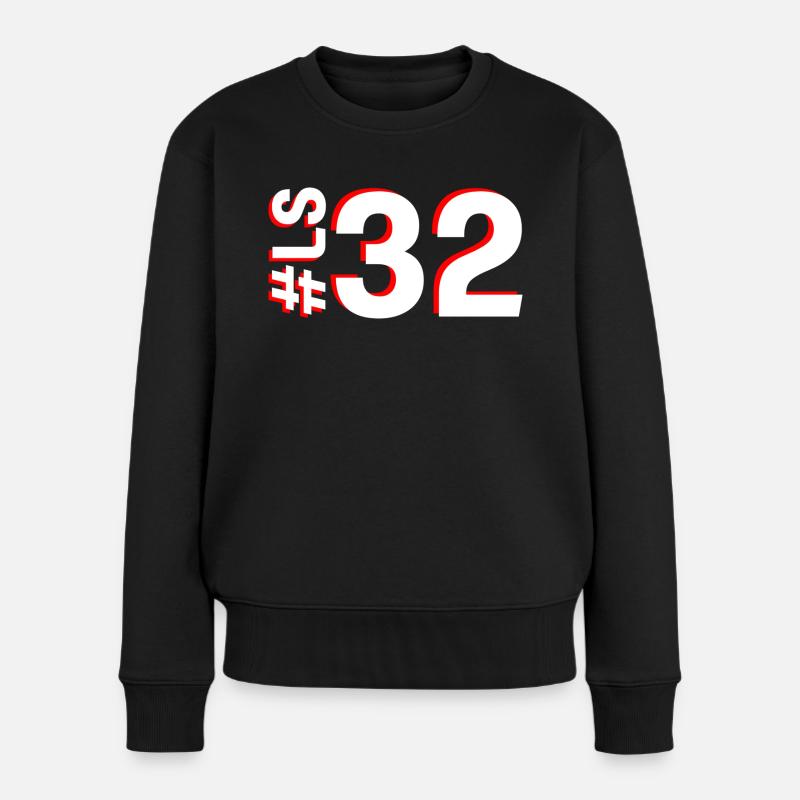 LS32 - Women's Premium Organic Jumper - black