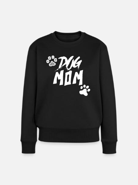 Dog mom. Maman d'un chien. - Pull Premium bio Femme - noir
