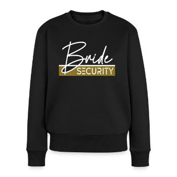 Bride Security - Women's Premium Organic Jumper - black - Front - Julia (174cm)