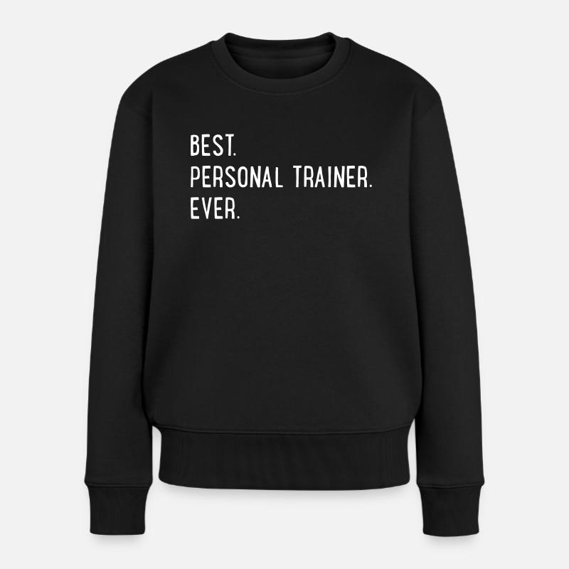 Personal Trainer - Frauen Premium Bio Pullover - Schwarz
