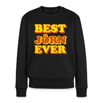 Jörn First Name Funny Gift - Women's Premium Organic Jumper - black - Front - Julia (174cm)