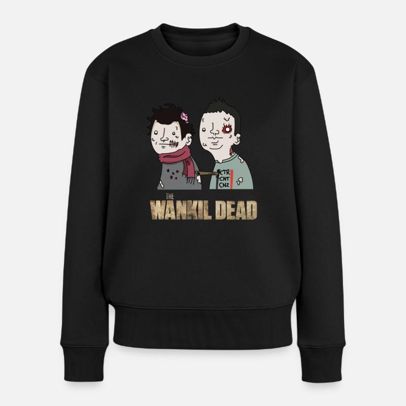 The Wankil Dead - Pull Premium bio Femme - noir