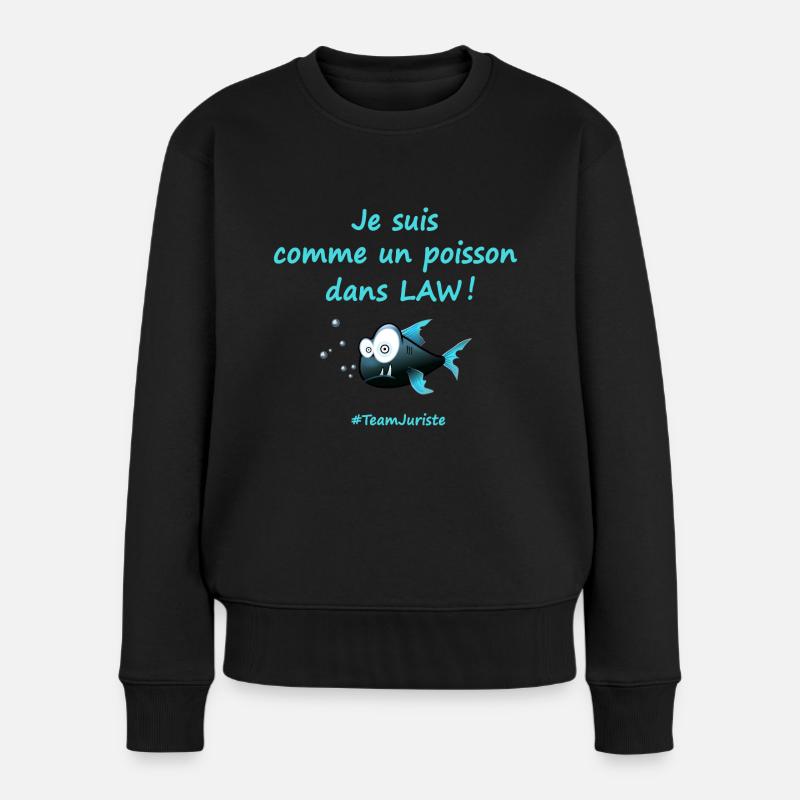 Comme un poisson - Pull Premium bio Femme - noir