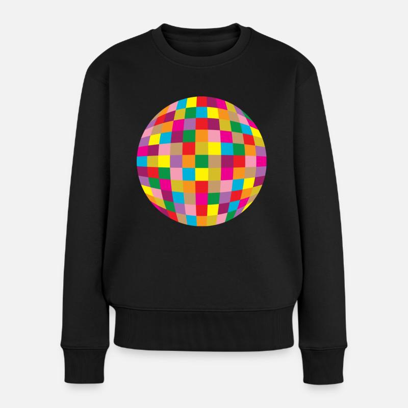 Boule disco - Pull Premium bio Femme - noir
