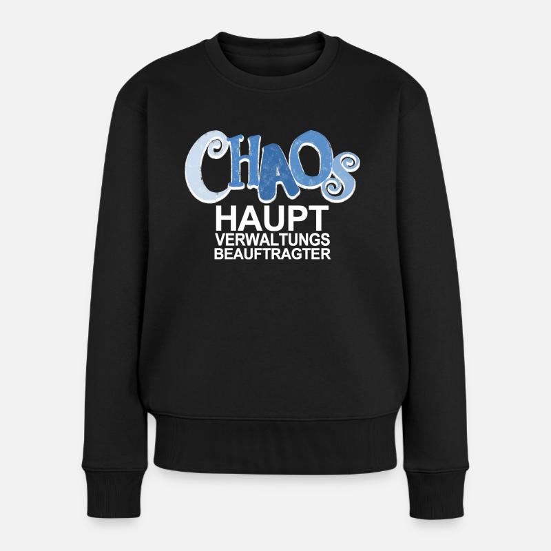 Chaos Beauftragter - lustiger Spruch für Väter - Frauen Premium Bio Pullover - Schwarz