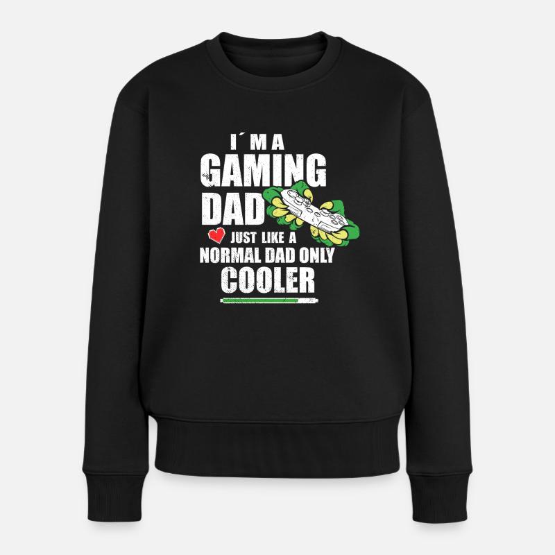 I M A GAMING DAD - Pull Premium bio Femme - noir
