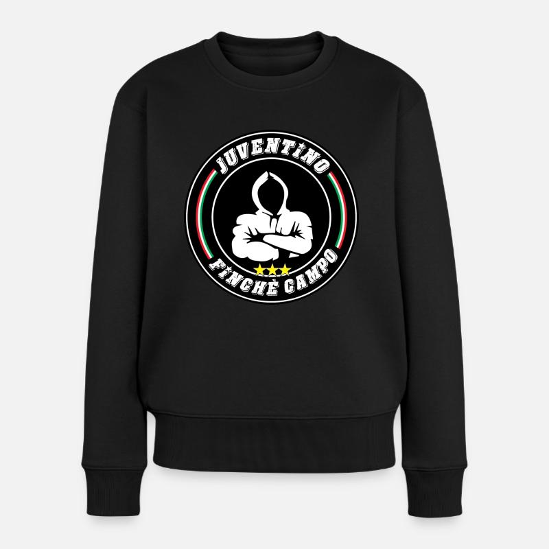 Juventino finchè campo - Pull Premium bio Femme - noir
