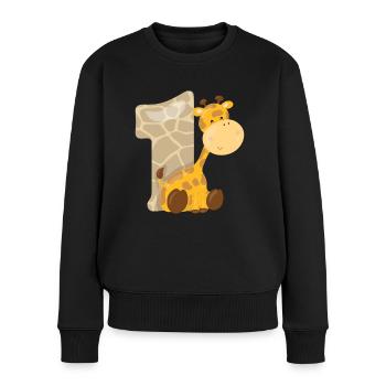 SAFARI - Women's Premium Organic Jumper - black - Front - Julia (174cm)