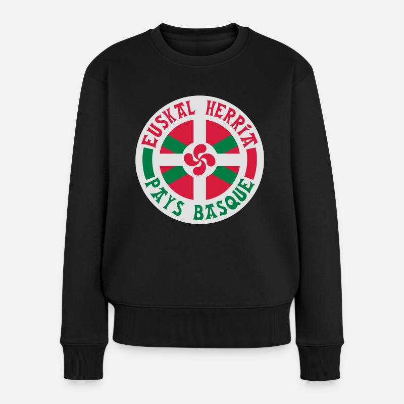 Pays Basque - Pull Premium bio Femme - noir