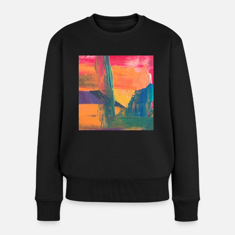 Inspiration peinture - Pull Premium bio Femme - noir