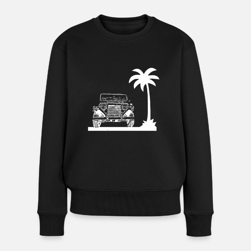 Auto - Frauen Premium Bio Pullover - Schwarz