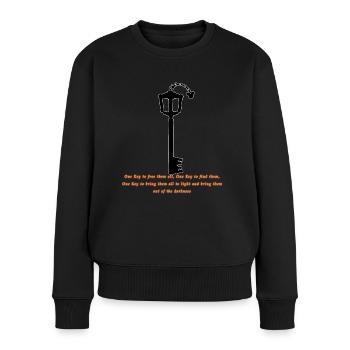 Seigneur du Keyblade - Pull Premium bio Femme - noir - Devant - Julia (174cm)