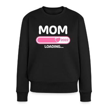 Mom 2022 Gift Ideas Pregnancy - Women's Premium Organic Jumper - black - Front - Julia (174cm)