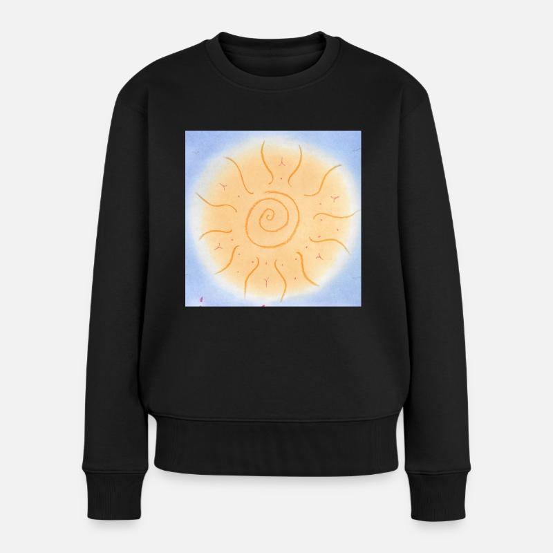 SOL MANDALA - Pull Premium bio Femme - noir