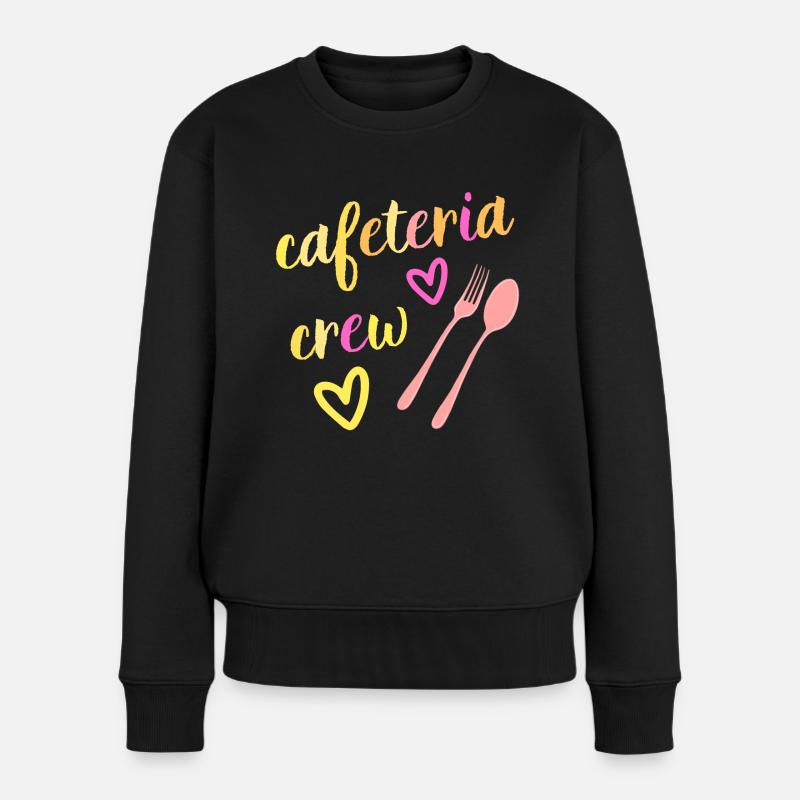 Cafeteria Crew Pastel Fall Lunch Lady Squad - Pull Premium bio Femme - noir