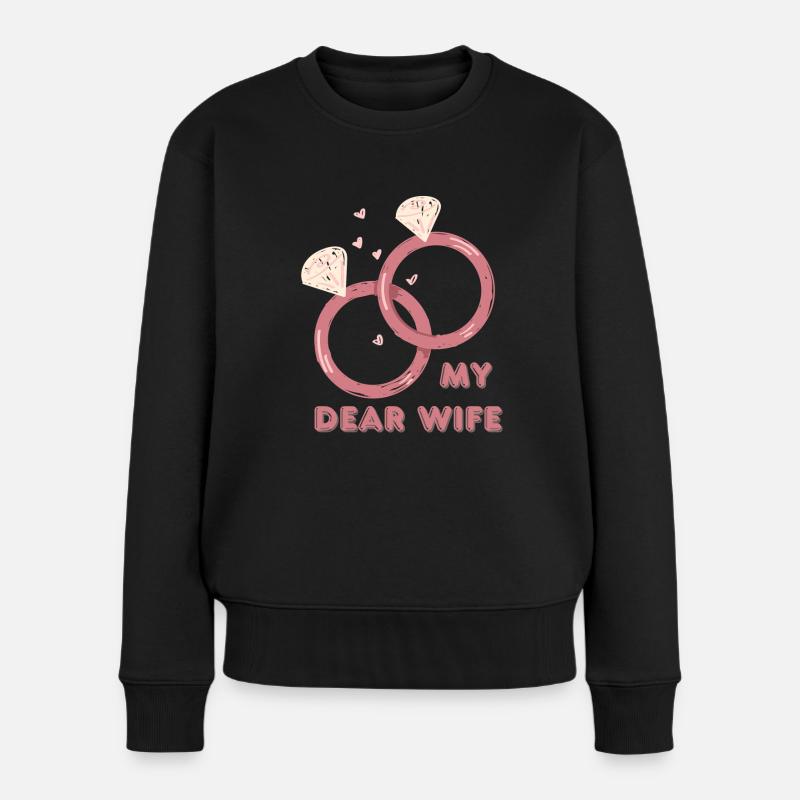 Ma chère épouse - Pull Premium bio Femme - noir