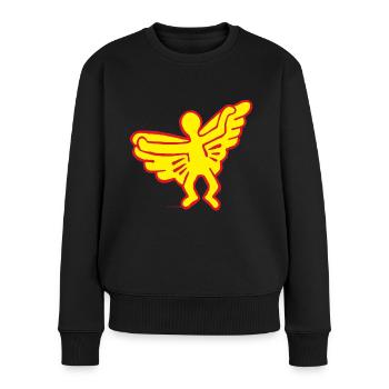 Tribute to K.H. - Women's Premium Organic Jumper - black - Front - Julia (174cm)