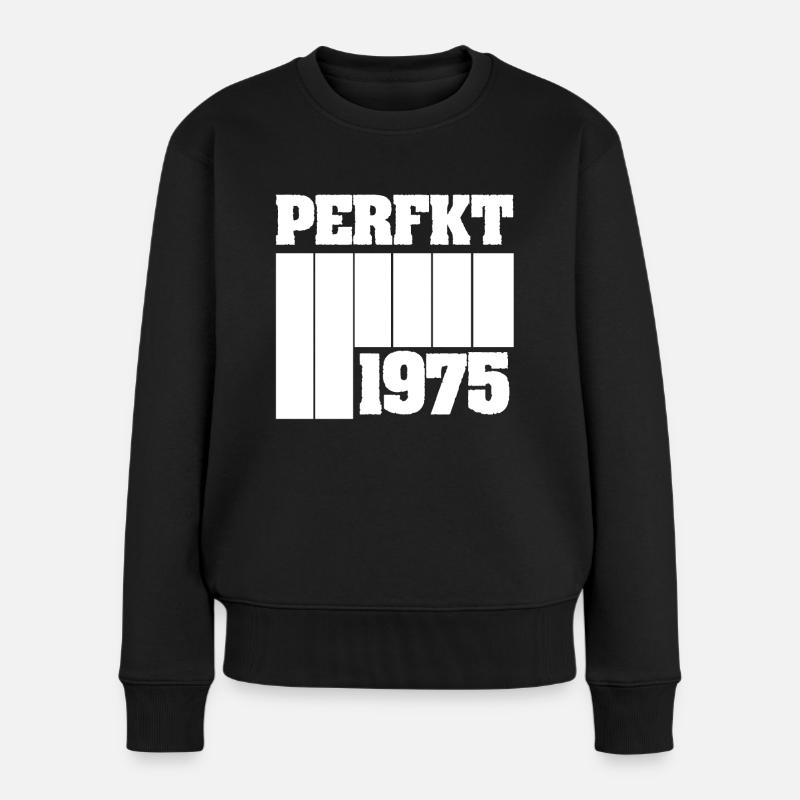 1975 1975 - Frauen Premium Bio Pullover - Schwarz