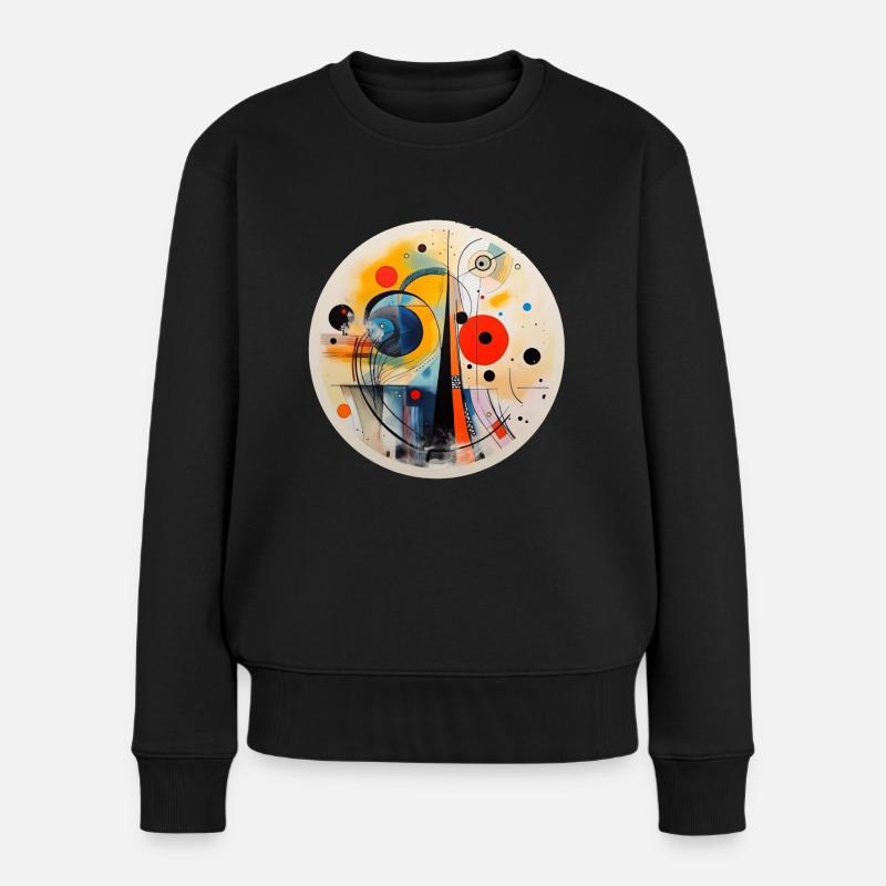 Art abstrait - Pull Premium bio Femme - noir