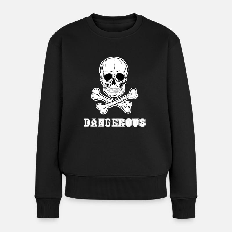 PIRATES - Pull Premium bio Femme - noir