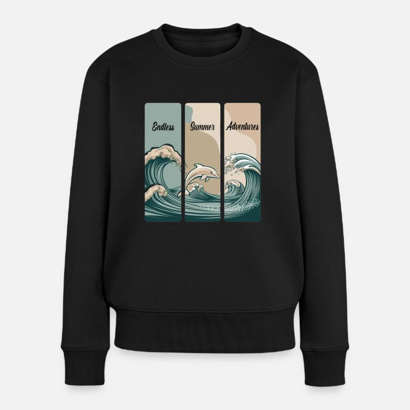 Endless Summer Adventures - Pull Premium bio Femme - noir