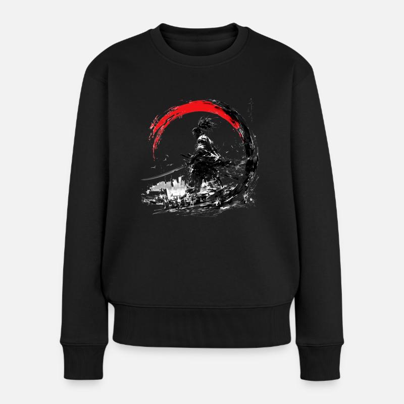 Samurai - Pull Premium bio Femme - noir