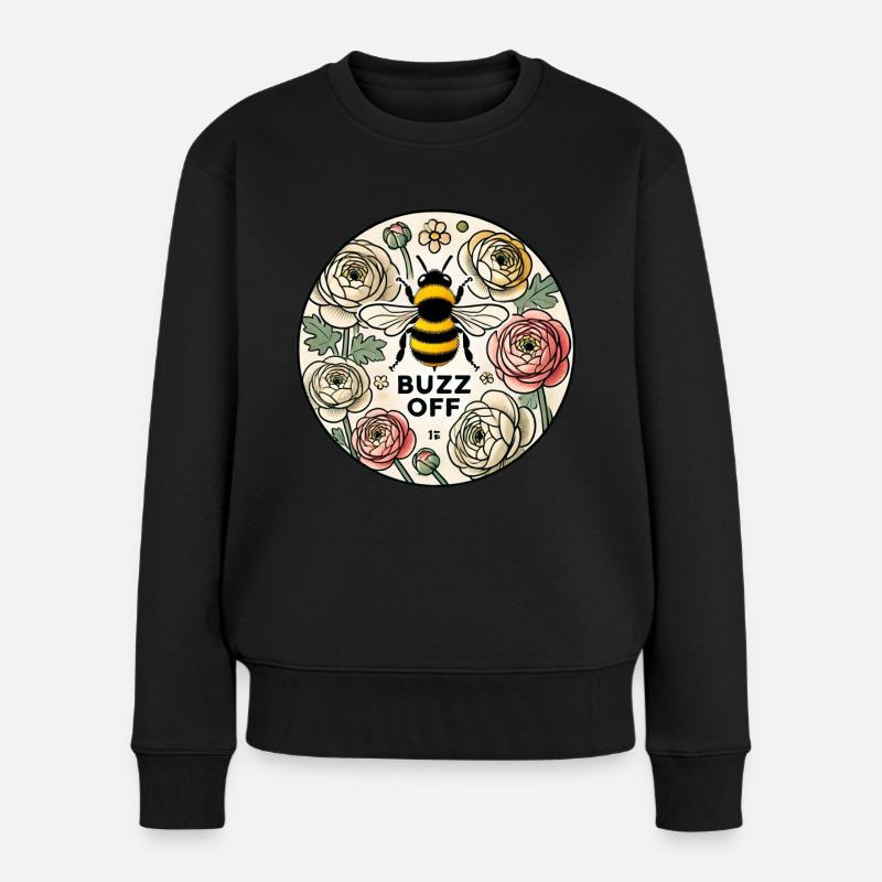 Buzz Off Bee - Pull Premium bio Femme - noir