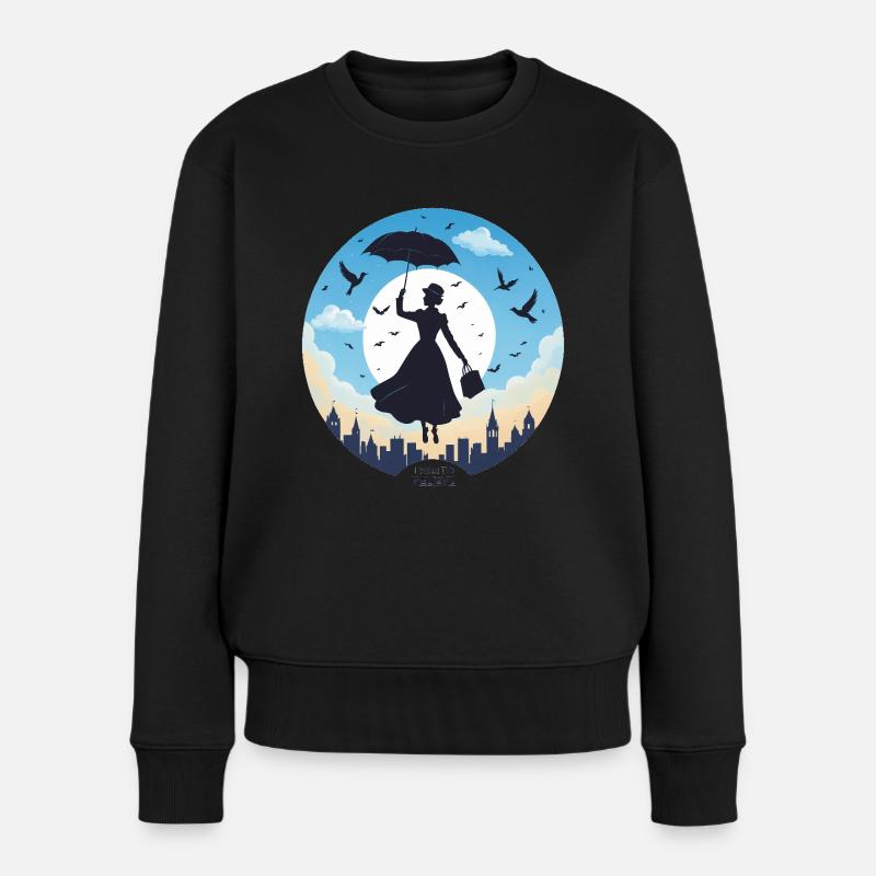 mary poppins 0543531 - Frauen Premium Bio Pullover - Schwarz