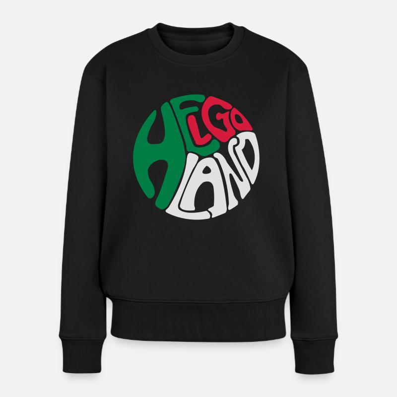 helgo_fertig_end - Frauen Premium Bio Pullover - Schwarz