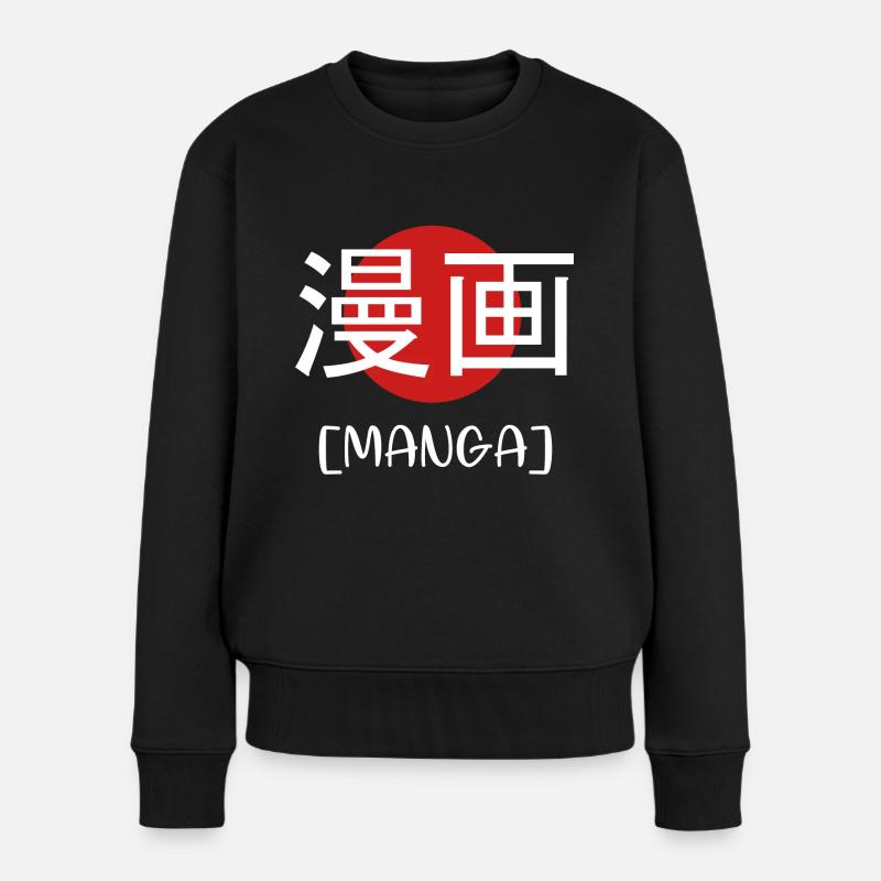 manga - Women's Premium Organic Jumper - black