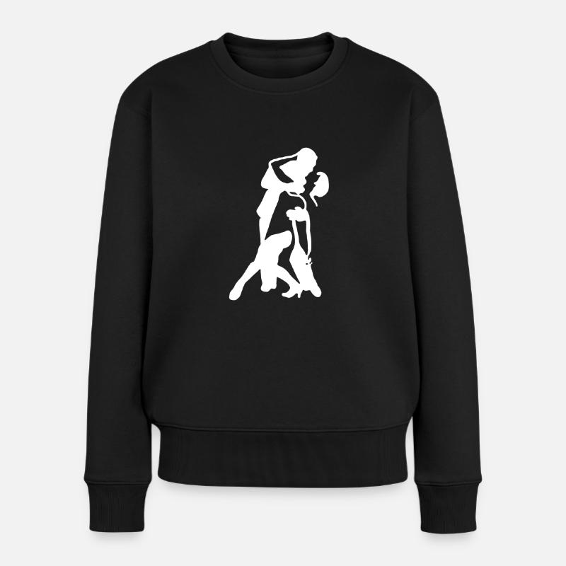 tango pair 1 - Women's Premium Organic Jumper - black
