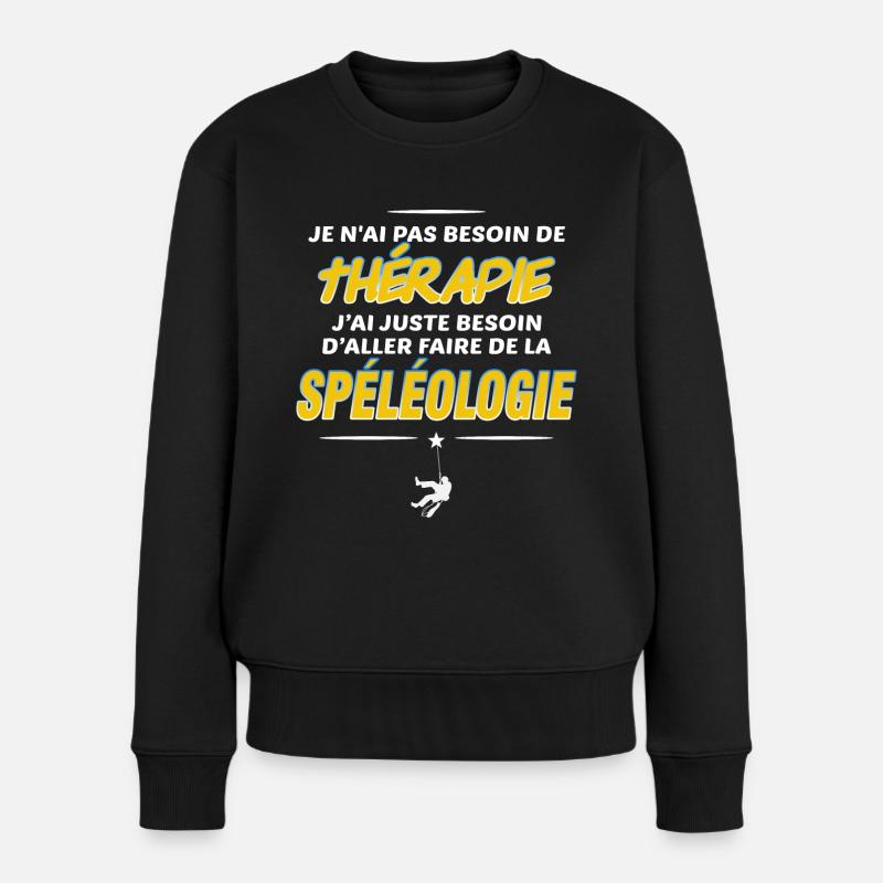 Spéléologie / Spéléo - Pull Premium bio Femme - noir