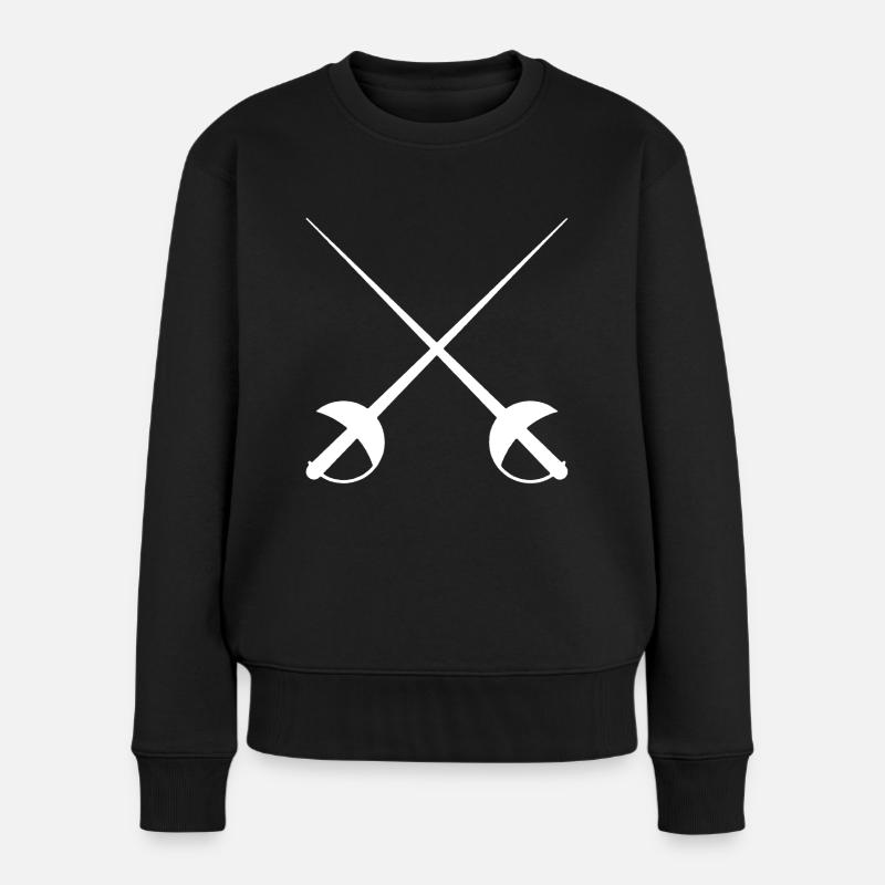 épées 1 - Pull Premium bio Femme - noir