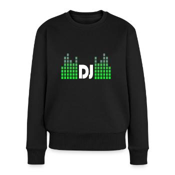 DJ Music Beat Disco - Women's Premium Organic Jumper - black - Front - Julia (174cm)