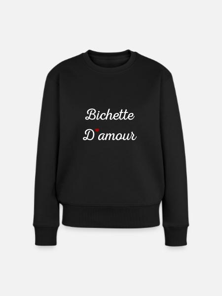 Bichette d'amour - Pull Premium bio Femme - noir