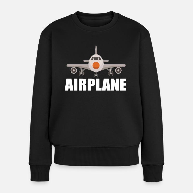 avion - Pull Premium bio Femme - noir