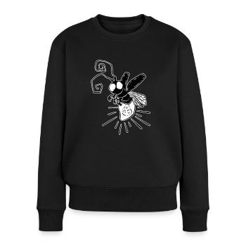 frightening dragonfly - Women's Premium Organic Jumper - black - Front - Julia (174cm)