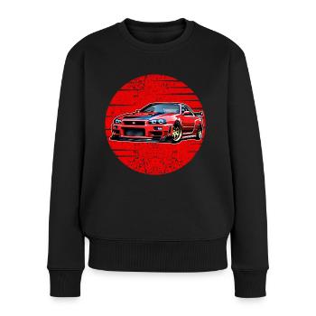 Jdm / Tuning / Turbocharger / Rims / Chiptuning - Women's Premium Organic Jumper - black - Front - Julia (174cm)