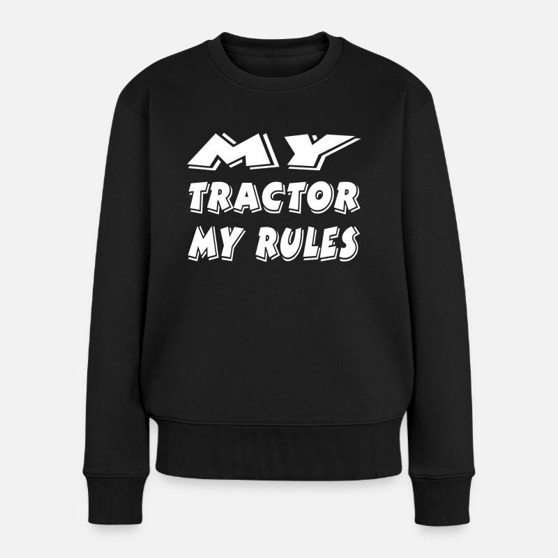 Tracteur - Pull Premium bio Femme - noir