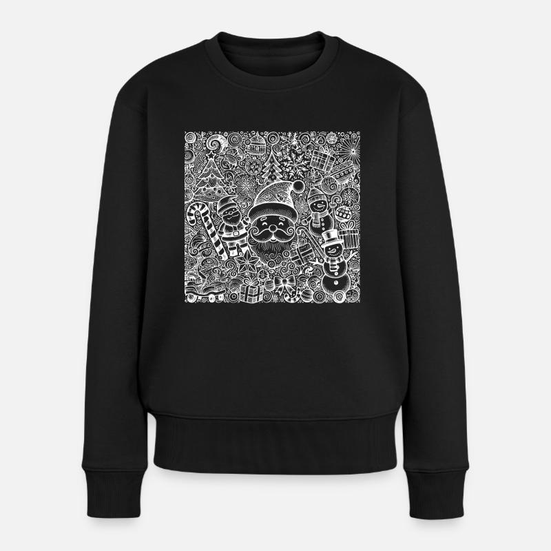 Noël - Pull Premium bio Femme - noir