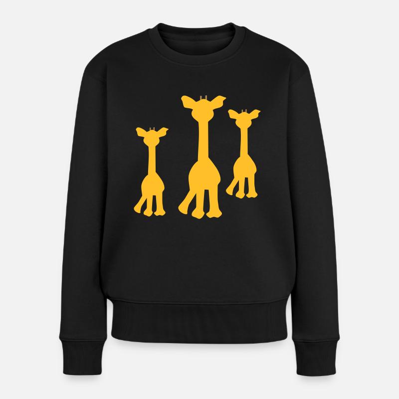 girafe - Pull Premium bio Femme - noir