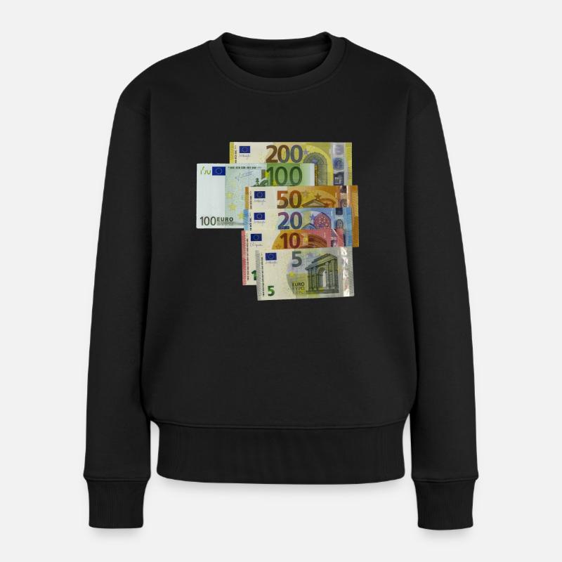 Euro - Pull Premium bio Femme - noir