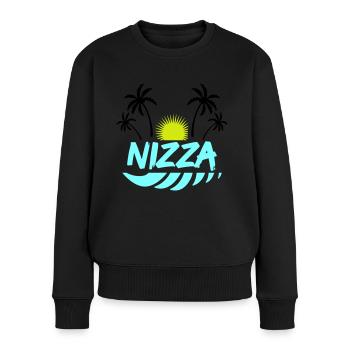 Nice - Women's Premium Organic Jumper - black - Front - Julia (174cm)