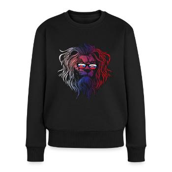 Slowakei - Frauen Premium Bio Pullover - Schwarz - Vorne - Julia (174cm)