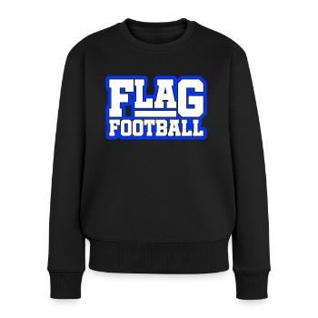 Flag Football - Pull Premium bio Femme - noir - Devant - Julia (174cm)