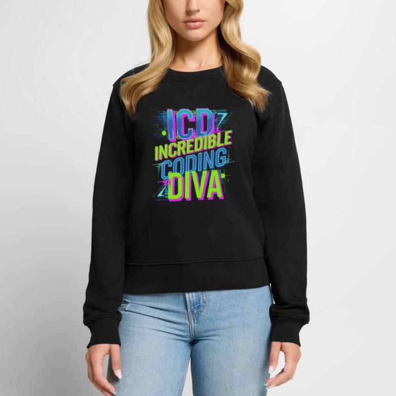 Creative minds in medical code Women's Premium Organic Jumper